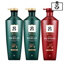 무료배송2+1려 홍진단 홍삼/편백 샴푸+트리트먼트 820ml, 편백샴푸2+홍삼트리트먼트1