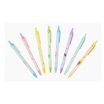 카카오프렌즈 노크식 볼펜 0.38mm 1개, 어피치