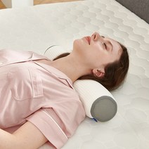 워시 원형 베개 원통 목이편한 통째로 빨아쓰는 경추 배게 기능성 숙면 경추 메모리폼 꿀잠 낮은 호텔 거북목 목베개 캠핑 wash, 워시 원형 베개 2개, 1개
