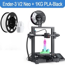 CREALITY Ender 3 S1 V2 Neo 프린터 비트 메인보드 오픈 소스 인쇄, [07] 3V2 Neo PLA WH, 07 3V2 Neo PLA WH