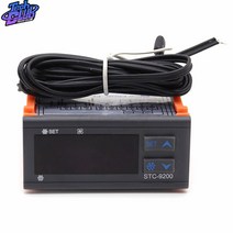 온도조절기 자동 STC-9200 팬 경보 기능 및 두 개의 센서 계측기 추천와 냉동 제상 온도 컨트롤러, 03 AC0-200V
