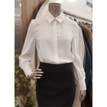 미니멈 세이브존01 미니멈 스텐카라 셔츠형 블라우스 MWAGWB1130