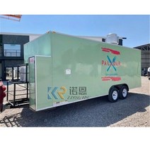 즉석음식 트레일러 식품 전체 장비 푸드 트럭 타코 커피 카트, 없음