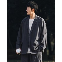 여름셋업 아메카지셋업 시티보이 수트 그레이