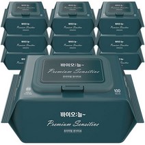 바이오늘 프리미엄 센서티브 엠보싱 유아 물티슈 캡형, 100매, 60팩