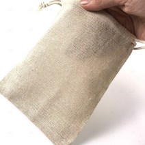 린넨 주머니 광목 더스트백 면 복주머니 파우치 화장품 선물 포장 빈티지 리넨 향 조리개 무지 에코 스트링 삼배 이너백 20 X 25cm