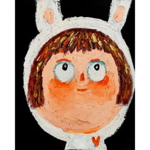 HANDONG 인물 유화 DIY 명화 반고흐 손으로 그리기 예술품 인테리어 예수 천사, PO188