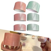 테이프볼 테이프공 타로카드 보드게임 만들기 끈적 볼 테이프 6 개 편안한 너비 3.6cm 4.8cm DIY 만들기, 03 Pink Green