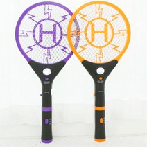 한일 충전식 전기모기채, 퍼플, 1개