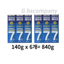 페리오 토탈7 오리지널 어드밴스 치약 120g / 프로폴리스 함유, 50개, 840g
