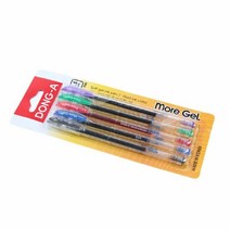 RT 부드러운 필기 중성 클립 볼펜세트 혼합 5색 5P 0.5mm, 단품