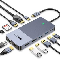 USB C타입 12in1 4K60Hz 노트북 멀티허브