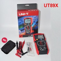 UNI-T 1000V 전문 디지털 멀티 미터 UT89X True RMS 20A 전류 AC DC 전압계 커패시턴스 저항 테스터 NCV, 01 UT89X with Bag
