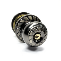 1000 블랙 골드 원형 열쇠형 방문손잡이, 1개