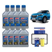 [암스오일] 올뉴투싼TL 합성엔진오일 패키지 세트 2.0 디젤, 1개