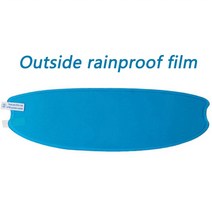 범용 바이크 오토바이 헬멧 김서림 방지 필름 및 방수 내구성 나노 코팅 스티커 액세서리, [03] rainproof film 2