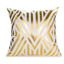 클래식 소파 1인 모던 세련된 감성45cm 스탬핑 골드 Pillowcase 레트로 유럽 스타일 소파 쿠션 커버 홈 장, 04 버건디