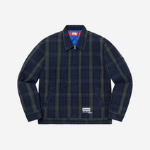 x 준야 와타나베 맨 프린티드 워크 자켓 네이비 플래드 - 21FW Supreme x Comme des Junya Watanabe Man Printed Work Jacket Ny