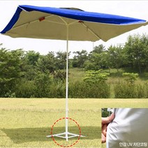 [기획세트구성] 2중 구조 대형사이즈 그늘막 사각파라솔+받침대세트, 사각파라솔+받침대세트_와인