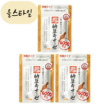 [해외] 사쿠라노모리 Nattokinase 나토키나제 초나토키나제 6000FU 3개 세트 낫또키나제 올스타일 일본직구, 30정