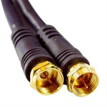 NETmate TV 안테나 동축 케이블 10m/NMA-FF100N/나사형/75옴/금도금 커넥터/케이블 TV나 유선방송 연결할대 사용/기