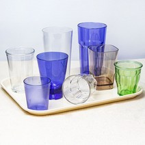 국산SK 가정용 업소용 PC 물컵 카페컵 식당컵 음료수컵, 투명, B_8각원형컵, 5_570ml 20OTC