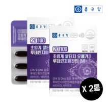 KD파마 오메가3 케이디파마 rTG 코스트코 순도높은 오메가3 루테인지아잔틴 눈영양제 2통