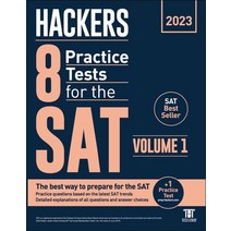 2023 Hackers 8 Practice Tests for the SAT Volume 1:해커스 프렙(prep.hackers.com) The best way to prepa..., 해커스어학연구소