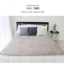 카보니 탄소매트 프리미엄 탄소섬유실로 전자파 화재걱정없음 숯발열매트 원테크 판매대행, 극세사그레이, 1인, 그레이