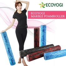에코요기 EVA 필라테스 / 폼롤러 / 마블 폼롤러 / 마사지롤러 (3개 묶음 상품), 60cm마블블루(3개묶음)