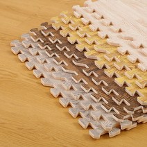 조립매트 퍼즐매트 우드조립매트 EVA 31x31cm 우드패턴 놀이방매트 매트시공 층간소음매트 거실매트 발코니, D타입(그레이)