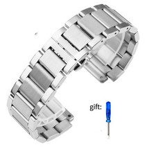 위블로시계줄 휴블럿시계줄 호환 HUBLOT 빅뱅 솔리드 스테인레스 스틸 시계 밴드 27mm x 19mm 남성용 스트랩 체인 팔찌