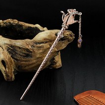한복비녀 전통 올림머리 한복 장신구 장식 비녀 헤어 복고 머리핀 혼주