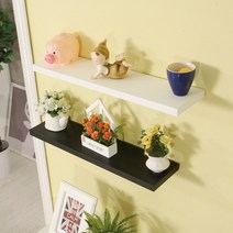 23T 600 무지주 벽선반 선반, 600무지주선반-블랙