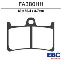 EBC MT07 프론트 브레이크패드 FA380HH