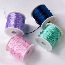 (W-04) 컬러 나일론줄 1.5mm 약 80m 키링 악세사리 부자재, 11.블루