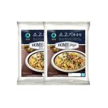 청정원 엄마손맛 맞벌이 우리가족 호밍스 소고기볶음밥 210g x2개 자취템 캠핑 여행 점심 탕비실 쟁여템 야식 홈파티 간편식 혼밥 식단관리 체중조절, 20세트