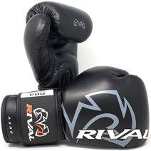RIVAL Boxing RB4 Econo 백 장갑 후크 앤 루프 클로저 - 내구성과 성능을 높이기 위한 합성 PU 외부 쉘 657913, Black_Large