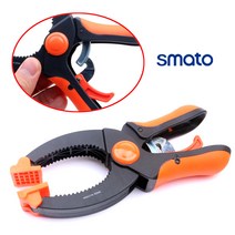 목공용 핸디 클램프 라쳇 타입 125mm 175mm 225mm 롱노우즈 깔깔이 핸드 크램프 바이스그립 목재용 목공클램프 목공 바이스 퀵그립 나무 합판 고정 만력기, 목공용 핸드클램프 125mm