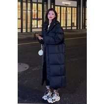 여성 겨울 오버핏 롱패딩 여자 코튼 점퍼 블랙프라이데이