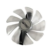 1 pcs 깨끗한 LED CF1015H12D Sapphire NITRO RX580 RX480 RX470 RX570 RX 470570480580 VGA GPU 냉각 부품 팬 그래픽 카드 팬 (분리된 LED CF1015H12D)