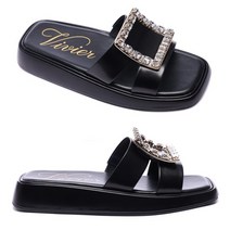 로저비비에 21SS 여성 비비에 슬라이드 버클 뮬 샌들 RVW60930750_BSS_B999_21S