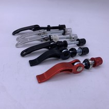 듀얼트론 울트라 썬더 퀵 릴리스 바 투터치 타입 접이식 부품 알루미늄 합금 퀵 릴리스 및 나사 막대 시트 튜브 자전거 액세서리, A.6×45 검정색