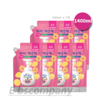 아이깨끗해 핸드워시 레몬향 리필, 1400ml, 2개