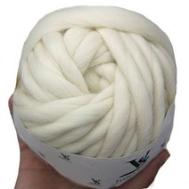 0.5lb Merino Wool Super Chunky Yarn- Big Roving Yarn for Loom Weaving Knitting Crocheting an Felting, 1