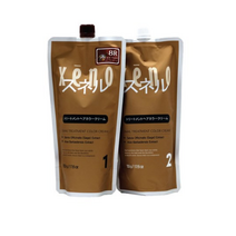 제노 스넬 트리트먼트 칼라크림 염모제 멋내기용 1제 500g + 2제 500g, 8R-밝은적갈색, 3세트