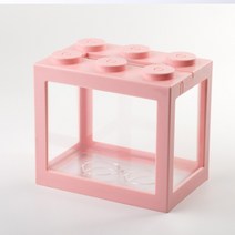 마리모 베타 DIY 미니 어항 대형 12x8x10.5cm, 2레고어항대형-하늘