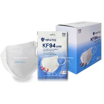 애니가드 데일리 입체형 KF94 황사마스크/새부리형/개별포장/4중구조/화이트/대형(40매)