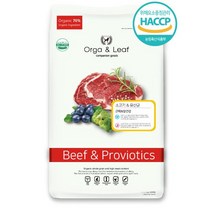 오가앤리프 전연령 강아지사료 가수분해연어&소고기유산균 1.8kg 1개, 오가앤리프 가수분해연어&소고기유산균 1.8kg 1개