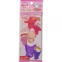 Sanrio My Melody x Kuromi 시리즈 클레이 포함 폴리프로필렌 클레이 몰드 아트 크래프팅(스탬프 타입 A), Pink